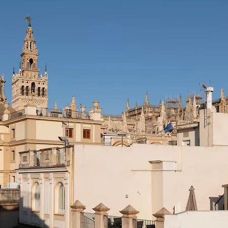 Luminoso Atico Con Terraza Privada Junto A La Catedral 塞维利亚