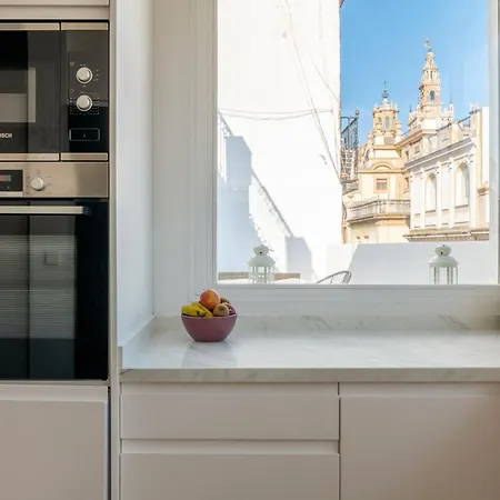 Luminoso Atico Con Terraza Privada Junto A La Catedral 公寓