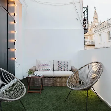 公寓 Luminoso Atico Con Terraza Privada Junto A La Catedral